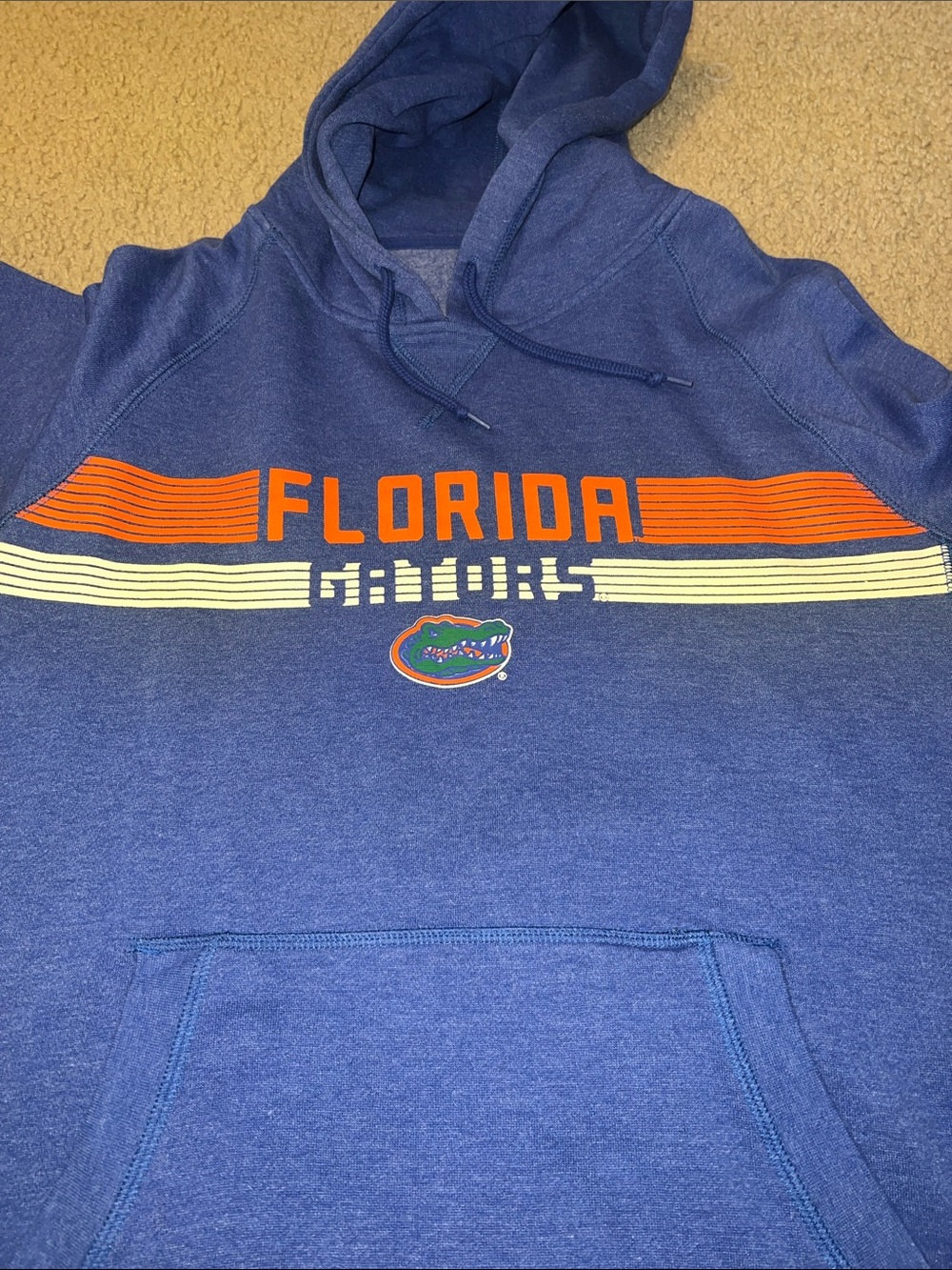 Florida Gators Men's Blue Hooded Pullover Sweatshirt